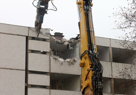 D&eacute;construction du 20-24 rue Mar&eacute;chal Augereau