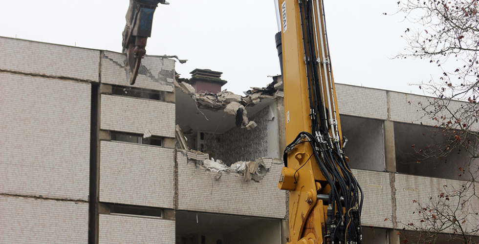 D&eacute;construction du 20-24 rue Mar&eacute;chal Augereau